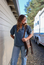 Load image into Gallery viewer, Amande Denim Blouse
