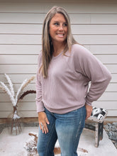 Load image into Gallery viewer, Textured V-Neck Long Sleeve
