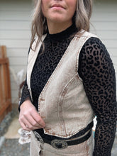 Load image into Gallery viewer, Washed Denim Vest
