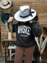 Load image into Gallery viewer, charcoal whiskey weather oversized crewneck
