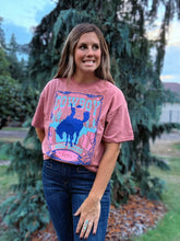 Load image into Gallery viewer, American Cowboy Long Crop Mauve
