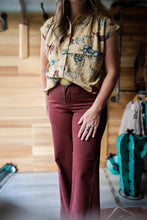 Load image into Gallery viewer, Retro High Rise Wide leg Pants
