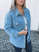Load image into Gallery viewer, Denim Snap Top
