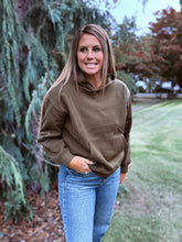 Load image into Gallery viewer, Basic Olive Hoodie
