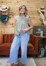 Load image into Gallery viewer, Olive Lace Top
