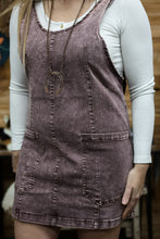 Load image into Gallery viewer, Vintage Washed Suspender Dress
