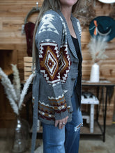 Load image into Gallery viewer, Aztec Belted Cardi

