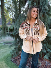 Load image into Gallery viewer, Stone Aztec Shirt Jacket
