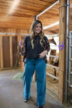 Load image into Gallery viewer, Wide Leg Teal Pants
