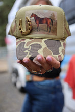 Load image into Gallery viewer, Vintage Horse Camo Trucker Hat
