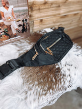 Load image into Gallery viewer, Black Fanny Bag
