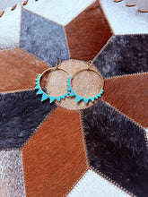 Load image into Gallery viewer, Large Beaded Starburst Earrings
