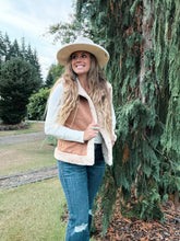 Load image into Gallery viewer, Tan Faux Suede Vest
