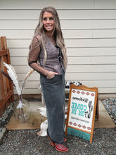 Load image into Gallery viewer, Washed Denim Maxi Skirt
