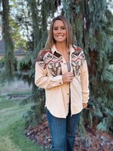 Load image into Gallery viewer, Stone Aztec Shirt Jacket
