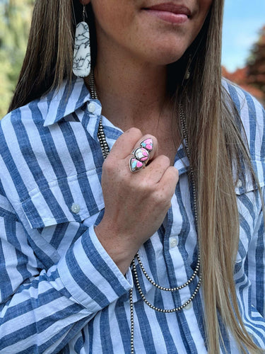 Cotton Candy Turquoise Ring