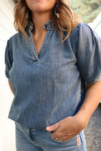 Load image into Gallery viewer, Amande Denim Blouse
