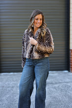 Load image into Gallery viewer, Spotted Faux Fur Cropped Jacket
