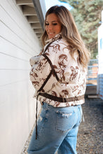 Load image into Gallery viewer, Western Horse Quilted Jacket
