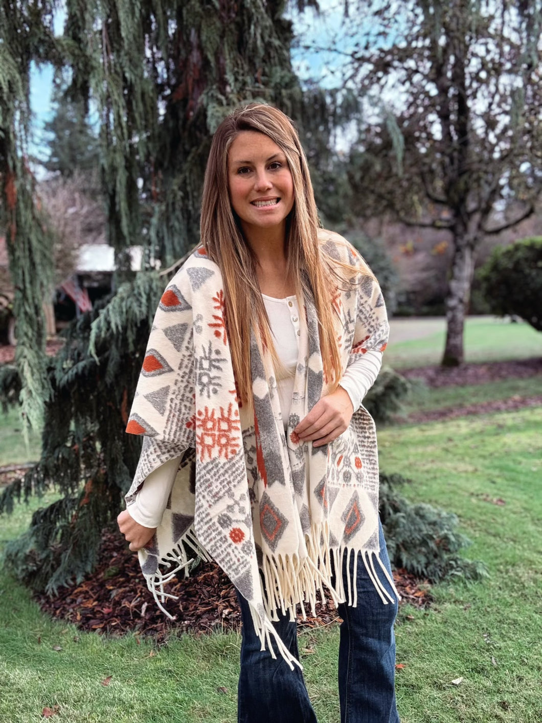 Stetson Aztec Blanket Wrap