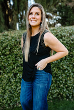Load image into Gallery viewer, Studded Shoulder Top
