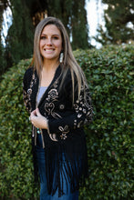 Load image into Gallery viewer, Embroidered Fringe Jacket
