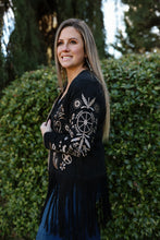 Load image into Gallery viewer, Embroidered Fringe Jacket
