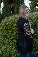 Load image into Gallery viewer, Embroidered Fringe Jacket
