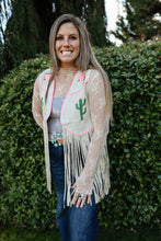 Load image into Gallery viewer, Cactus Suede Fringe Vest
