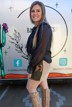 Load image into Gallery viewer, Olive Corduroy Skirt
