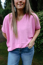Load image into Gallery viewer, Pink V-Neck Top
