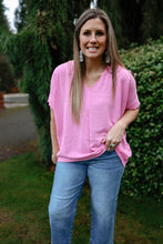 Load image into Gallery viewer, Pink V-Neck Top
