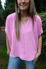 Load image into Gallery viewer, Pink V-Neck Top
