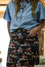 Load image into Gallery viewer, Western Denim Skirt
