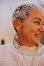 Load image into Gallery viewer, Double Hoop Dangle Earrings
