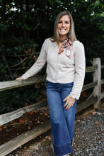 Load image into Gallery viewer, Lace Trim Button Front Cardigan
