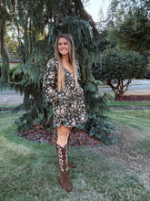 Load image into Gallery viewer, Long Sleeve Floral Dress
