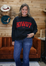 Load image into Gallery viewer, Black Collegiate Oversized Sweatshirt

