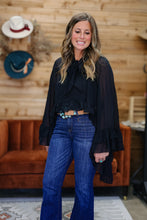 Load image into Gallery viewer, Long Ruffled Blouse
