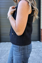 Load image into Gallery viewer, Black Sweater Vest
