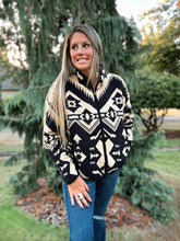 Load image into Gallery viewer, Black Aztec Canyon Jacket
