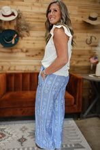 Load image into Gallery viewer, Blue Aztec Pants
