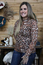 Load image into Gallery viewer, Leopard Mesh Long Sleeve
