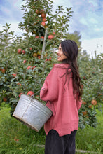 Load image into Gallery viewer, Winter Rose Oversized Side Slit Sweater
