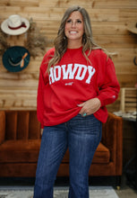 Load image into Gallery viewer, Red Collegiate Oversized Sweatshirt
