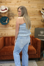 Load image into Gallery viewer, Smocked Chambray Top

