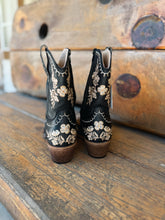 Load image into Gallery viewer, Ladies Roper Black Floral Bootie
