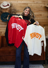Load image into Gallery viewer, Red Collegiate Oversized Sweatshirt

