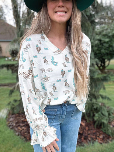 Long Sleeve Rodeo Top