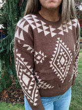 Load image into Gallery viewer, Mocha Knitted Sweater
